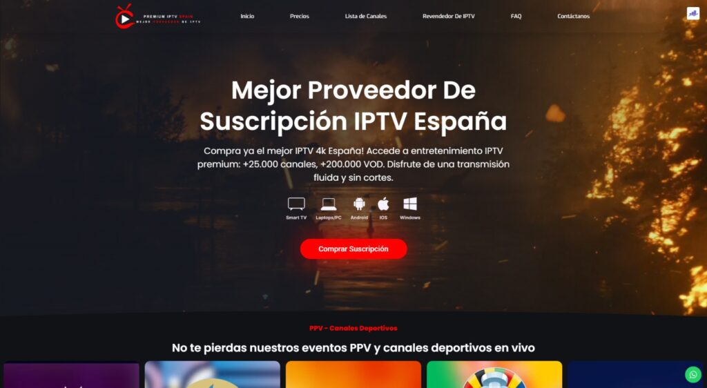 Comprar códigos IPTV España: premiumiptvspain.store